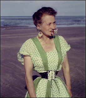 Ethel Granger had a teeny waist @ 13 inches back in the 50′s.